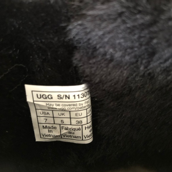 NEW UGG Women Sz 7 Sunburst Mini Genuine Shearling Bootie Grey - Picture 6 of 9